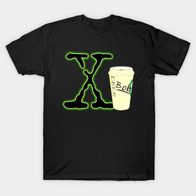 Coffee for Bob - X-Files T-Shirt by scoffin